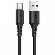 USB кабель для телефону Borofone BX47 Coolway USB to Type-C (1m) Чорний