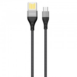 Дата кабель Borofone BU11 Tasteful USB to MicroUSB (1.2m) Черный