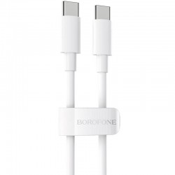 USB кабель зарядки Borofone BX44 High-energy Type-C to Type-C 100W (2m) Белый