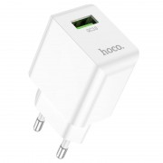 Зарядное устройство для телефона - Hoco C98A QC3.0 (1USB/3.0A) Белый