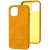 Кожаный чехол Croco Leather для Apple iPhone 14 Plus (6.7"), Yellow