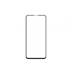 Закаленное защитное стекло на Samsung Galaxy A71 (A715) Черная рамка