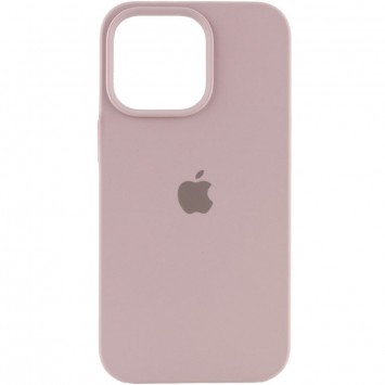 Серый чехол из силикона с полной защитой модели AA для iPhone 14 Pro, с оттенком Lavender.