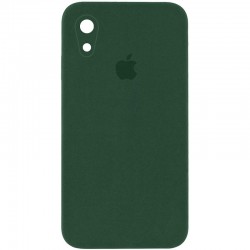 Чохол Silicone Case Square Full Camera Protective (AA) для Apple iPhone XR (6.1"), Зелений / Cyprus Green