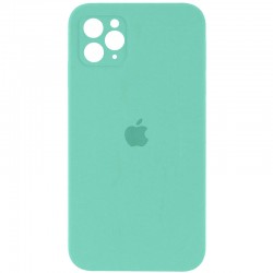 Чохол Silicone Case Square Full Camera Protective (AA) для Apple iPhone 11 Pro (5.8"), Бірюзовий / Turquoise
