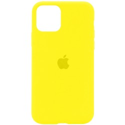 Чохол Silicone Case Full Protective (AA) для Apple iPhone 11 Pro (5.8"), Жовтий / Neon Yellow