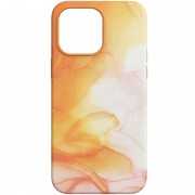 Кожаный чехол Figura Series Case with MagSafe для Apple iPhone 12 Pro / 12 (6.1"), Orange