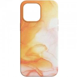 Кожаный чехол Figura Series Case with MagSafe для Apple iPhone 13 (6.1"), Orange