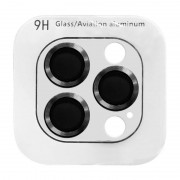 Защитное стекло Metal Classic на камеру (в упак.) для Apple iPhone 14 Pro (6.1") / 14 Pro Max (6.7"), Черный / Midnight