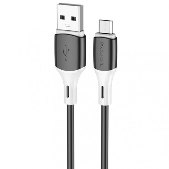 Дата кабель Borofone BX79 USB to MicroUSB (1m), Чорний