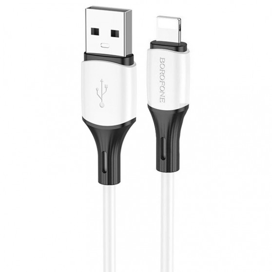 Дата кабель Borofone BX79 USB to Lightning (1m), Білий