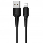 Дата кабель Borofone BX16 USB to Lightning (1m), Чорний