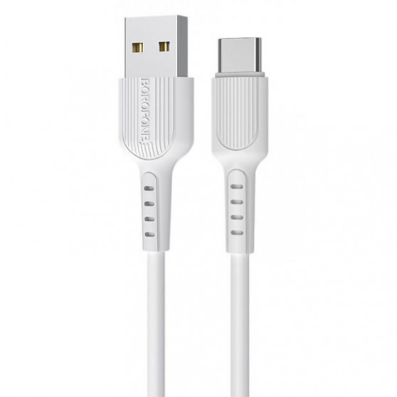 Дата кабель Borofone BX16 USB to Type-C (1m), Білий