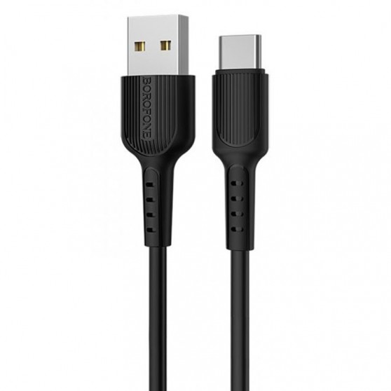 Дата кабель Borofone BX16 USB to Type-C (1m), Чорний