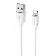 Дата кабель Borofone BX19 USB to Lightning (1m), Білий
