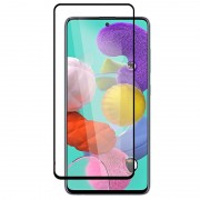 Захисне скло XD+ (full glue) (тех.пак) Samsung Galaxy A71 / Note 10 Lite / M51/M62/M52/A73 5G, Чорний