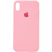 Чохол Silicone Case Full Protective (AA) для iPhone X (5.8") / XS (5.8"), Рожевий / Pink
