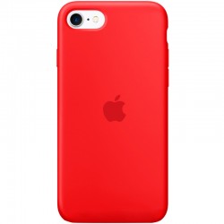 Чехол Silicone Case Full Protective (AA) для iPhone SE 2 / 3 (2020 / 2022) / iPhone 8 / iPhone 7, Красный / Red