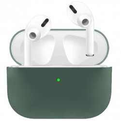 Силіконовий футляр для навушників AirPods Pro 2, Зелений / Pine green