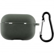 Силіконовий футляр для навушників AirPods Pro 2, Оливковий / Olive