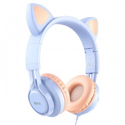 Наушники Hoco W36 Cat ear, Dream Blue