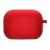 Силиконовый футляр с микрофиброй для наушников Airpods Pro 2, Красный / Red