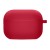 Силіконовий футляр з мікрофіброю для навушників Airpods Pro 2, Червоний / Rose Red