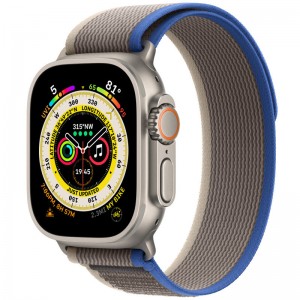 Ремешок Trail Loop для Apple watch 42mm/44mm/45mm/49mm (m/l), Blue / Gray