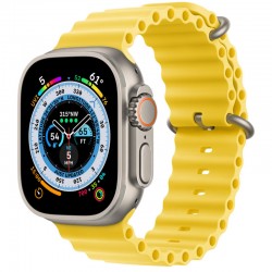 Ремешок Ocean Band для Apple watch 42mm/44mm/45mm/49mm, Желтый / Yellow