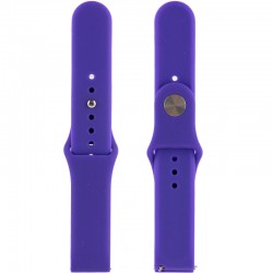 Силиконовый ремешок для Amazfit Bip/Bip U/Bip U Pro/Bip S/Samsung, 20 мм - Sport, Фиолетовый / Purple