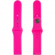 Силиконовый ремешок для Amazfit Bip/Bip U/Bip U Pro/Bip S/Samsung, 20 мм - Sport, Розовый / Barbie pink