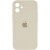 Чохол Silicone Case Square Full Camera Protective (AA) Apple iPhone 11 (6.1"), Бежевий / Antigue White