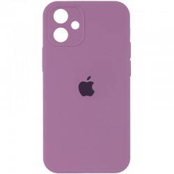 Чехол Silicone Case Square Full Camera Protective (AA) для Apple iPhone 11 (6.1"), Лиловый / Lilac Pride