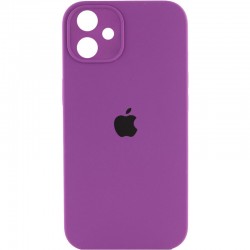 Чохол Silicone Case Square Full Camera Protective (AA) Apple iPhone 11 (6.1"), Фіолетовий / Grape