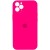 Чехол Silicone Case Square Full Camera Protective (AA) для Apple iPhone 11 Pro Max (6.5"), Розовый / Barbie pink