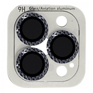 Защитное стекло на камеру для iPhone 12 Pro / 11 Pro / 11 Pro Max - Metal Shine, Темно-Серый / Graphite