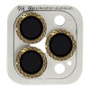Защитное стекло Metal Shine на камеру (в упак.) для Apple iPhone 12 Pro Max, Золотой / Gold