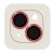 Захисне скло Metal Shine на камеру (в упак.) для iPhone 13 mini / 13, Червоний / Red