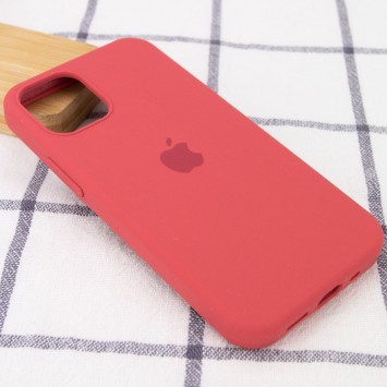 Чехол для Apple iPhone 14 (6.1"") - Silicone Case Full Protective (AA) Красный / Camellia - Чехлы для iPhone 14 - изображение 1