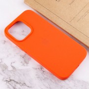 Чехол для Apple iPhone 14 (6.1"") - Silicone Case Full Protective (AA) Оранжевый / Electric Orange