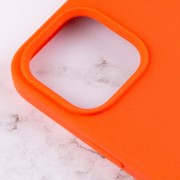Чохол для Apple iPhone 14 (6.1"") - Silicone Case Full Protective (AA) Помаранчевий / Electric Orange