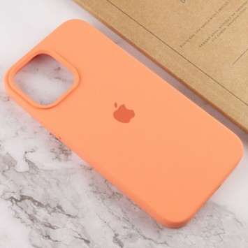 Чехол для Apple iPhone 14 (6.1"") - Silicone Case Full Protective (AA) Оранжевый / Vitamin C - Чехлы для iPhone 14 - изображение 4