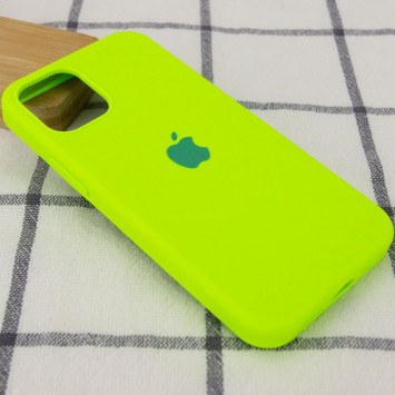 Чехол для Apple iPhone 14 (6.1"") - Silicone Case Full Protective (AA) Салатовый / Neon Green - Чехлы для iPhone 14 - изображение 1