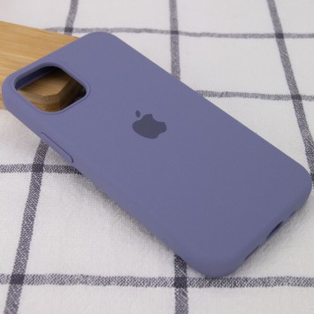 Чехол для Apple iPhone 14 (6.1"") - Silicone Case Full Protective (AA) Серый / Lavender Gray - Чехлы для iPhone 14 - изображение 1