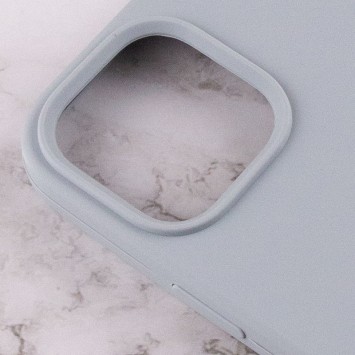 Чехол для Apple iPhone 14 (6.1"") - Silicone Case Full Protective (AA) Серый / Mist Blue - Чехлы для iPhone 14 - изображение 3