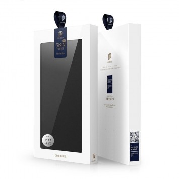 Чехол-книжка для Apple iPhone 14 (6.1"") - Dux Ducis с карманом для визиток Черный - Чехлы для iPhone 14 - изображение 5