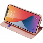 Чехол-книжка для Apple iPhone 14 Plus (6.7"") - Dux Ducis с карманом для визиток Rose Gold