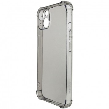 TPU чохол для Apple iPhone 14 (6.1"") - GETMAN Ease logo посилені кути Сірий (прозорий) - Чохли для iPhone 14 - зображення 2 