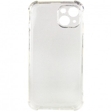 TPU чехол для Apple iPhone 14 (6.1"") - GETMAN Ease logo усиленные углы Бесцветный (прозрачный) - Чехлы для iPhone 14 - изображение 1