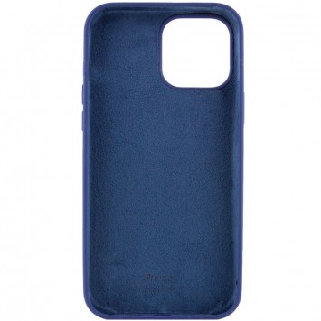 Чехол для Apple iPhone 14 (6.1"") - Silicone Case Full Protective (AA) Синий / Deep navy - Чехлы для iPhone 14 - изображение 1